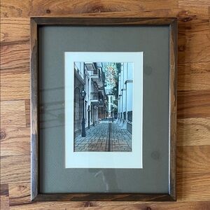 Framed Urban Street Scene Art Print